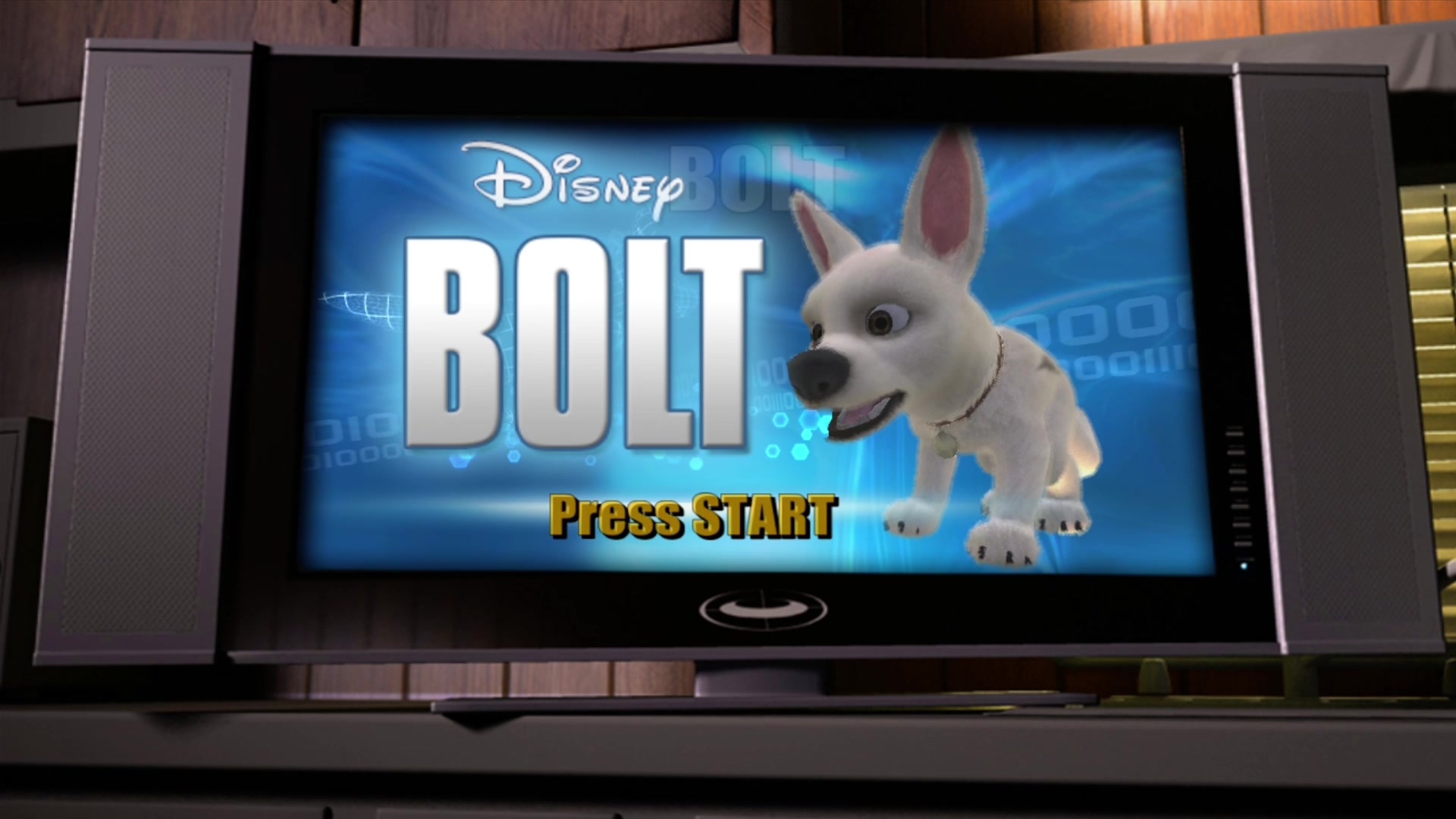 Bolt title screen for Xbox 360